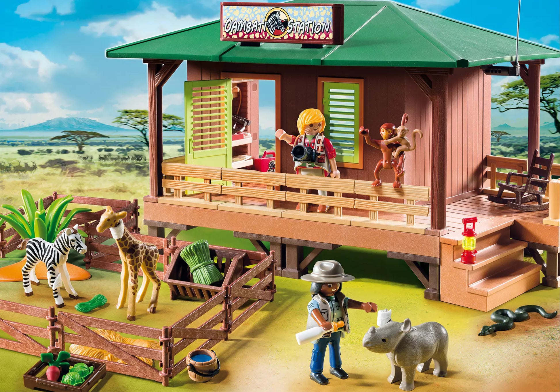 Playmobil 6936 Wild Life Rangerstation mit Tieraufzucht - plegobil