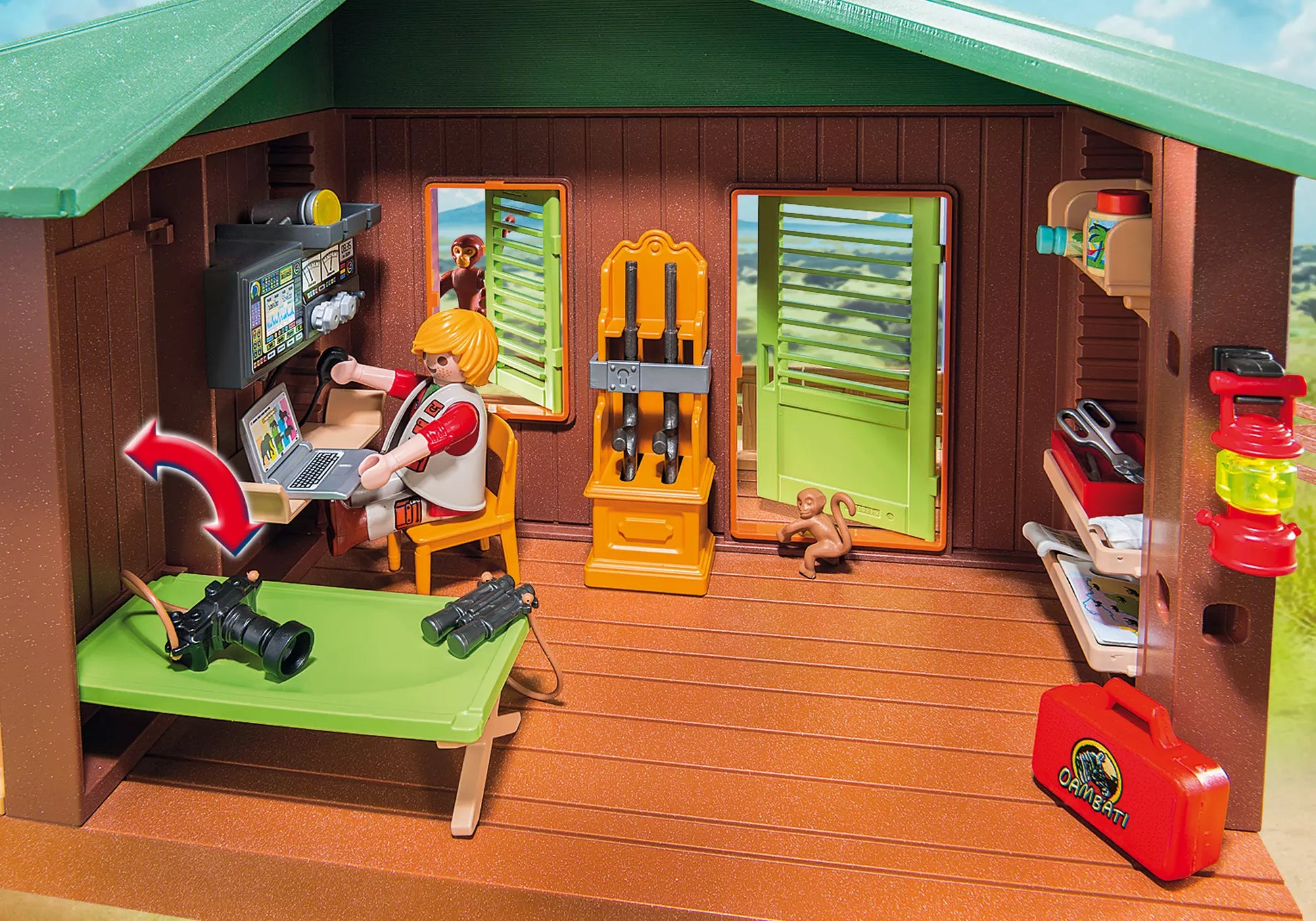Playmobil 6936 Wild Life Rangerstation mit Tieraufzucht - plegobil