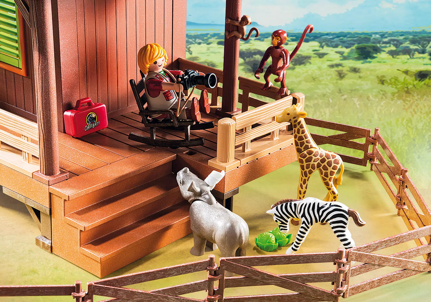 Playmobil 6936 Wild Life Rangerstation mit Tieraufzucht - plegobil