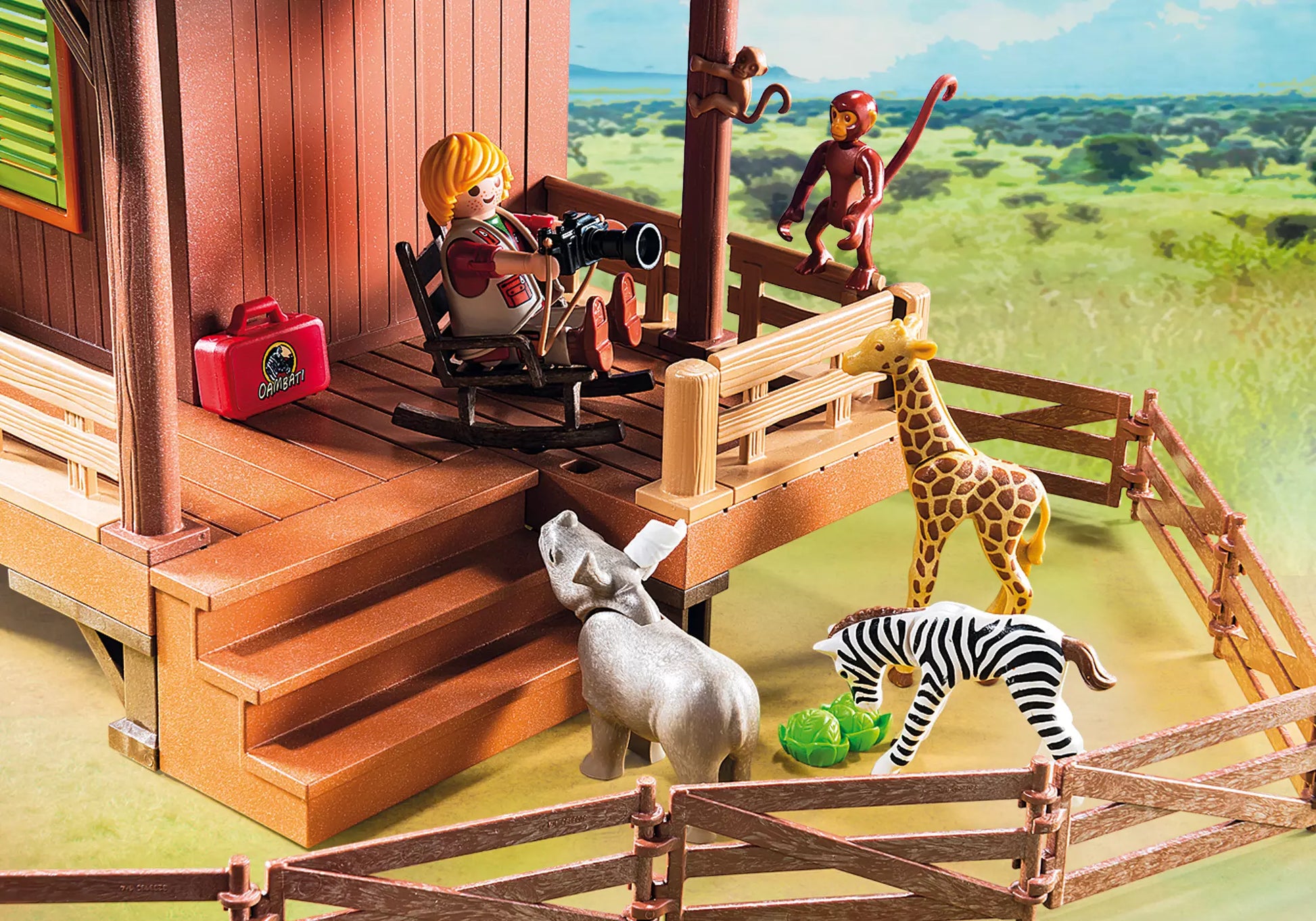 Playmobil 6936 Wild Life Rangerstation mit Tieraufzucht - plegobil