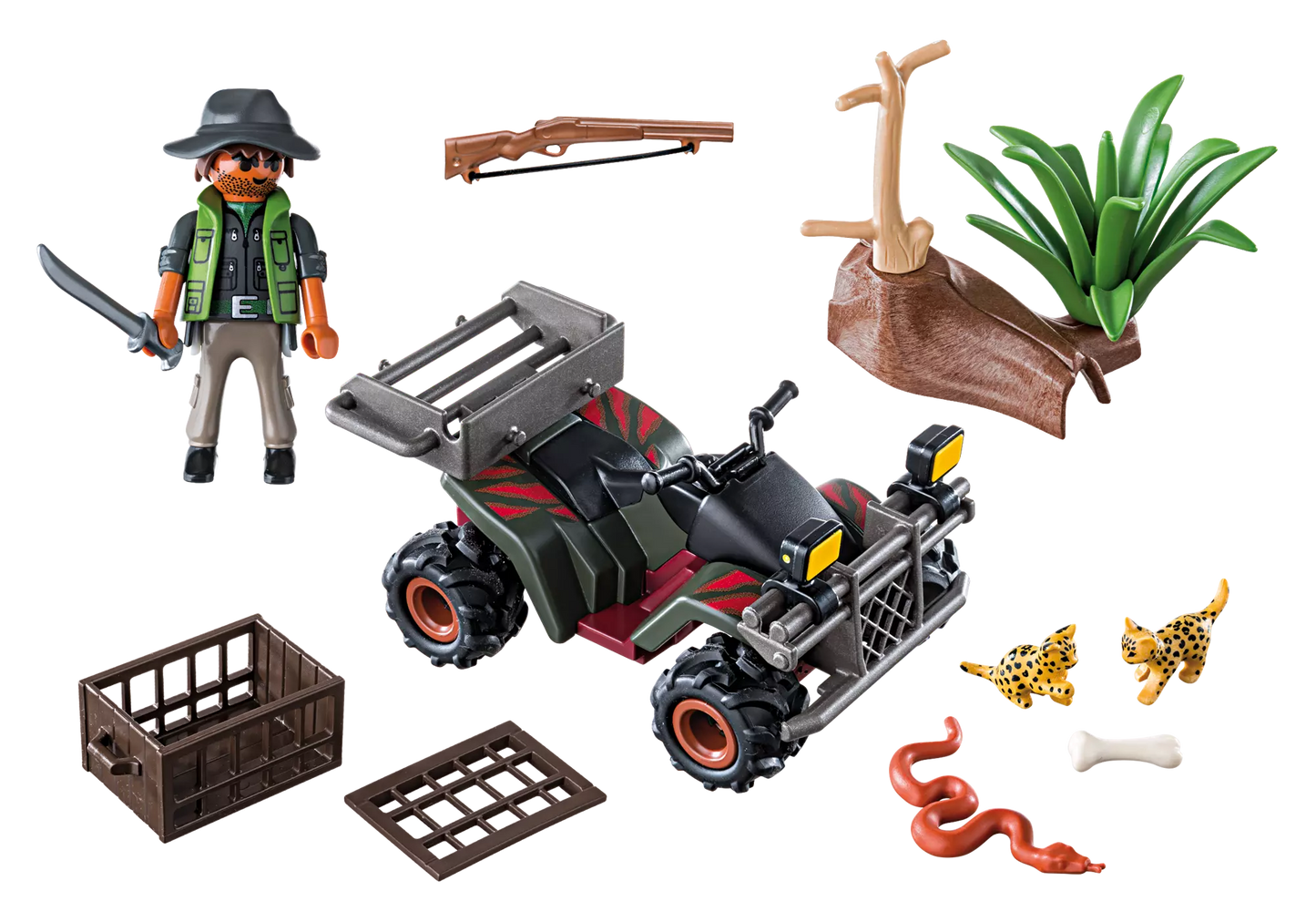 Playmobil 6939 Wild Life Wilderer mit Quad - plegobil