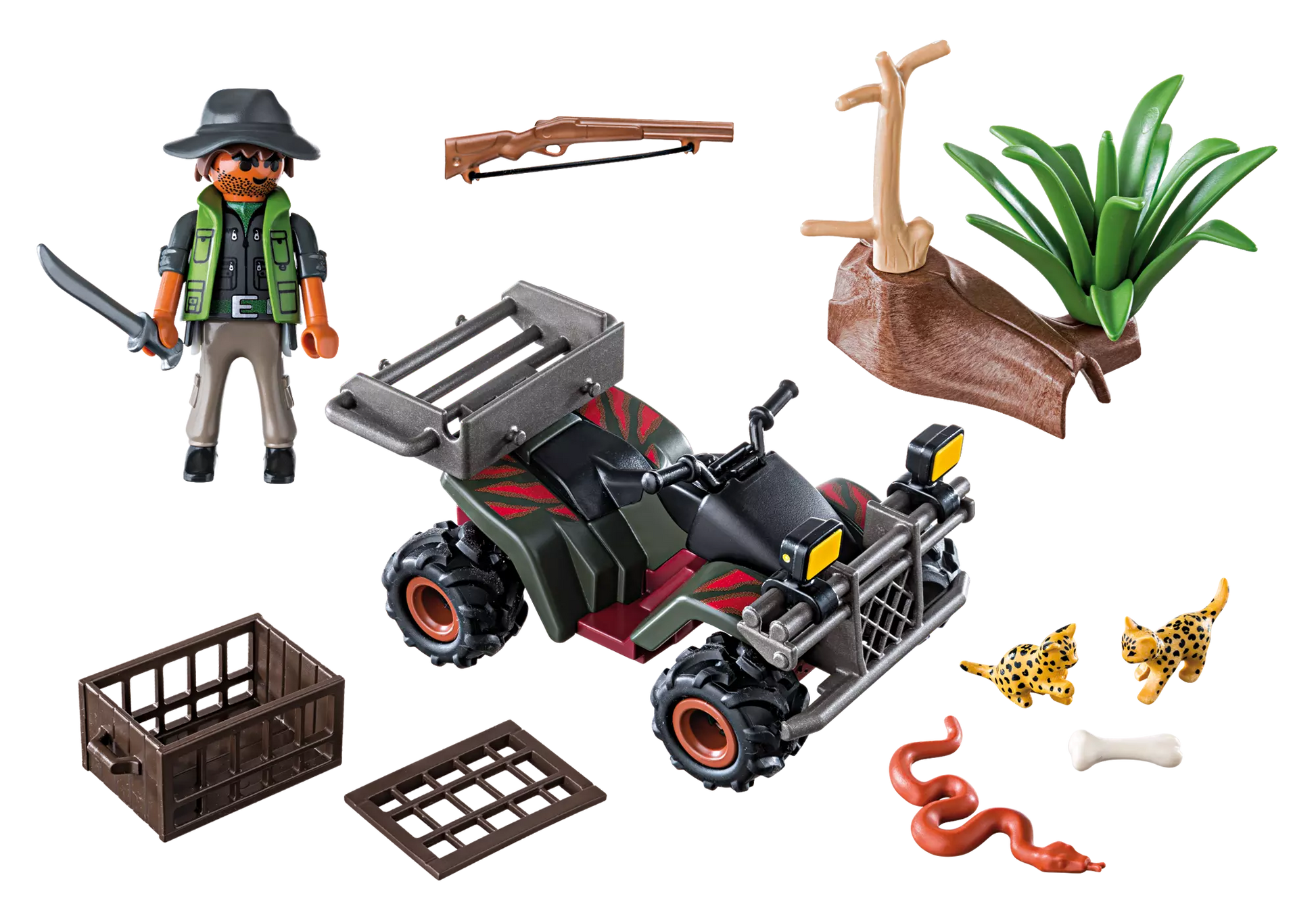 Playmobil 6939 Wild Life Wilderer mit Quad - plegobil