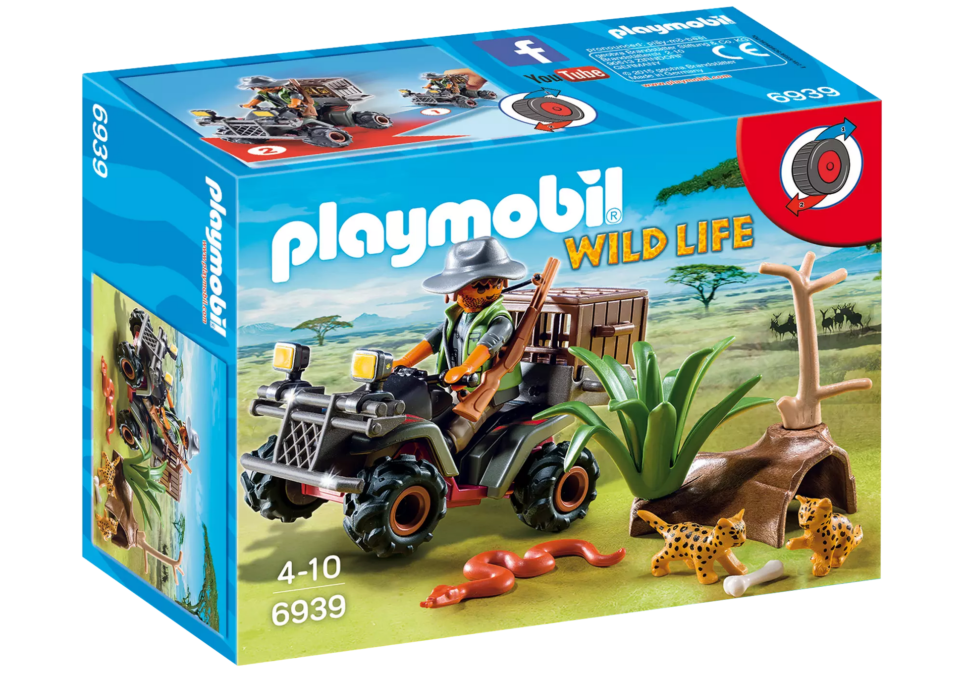 Playmobil 6939 Wild Life Wilderer mit Quad - plegobil