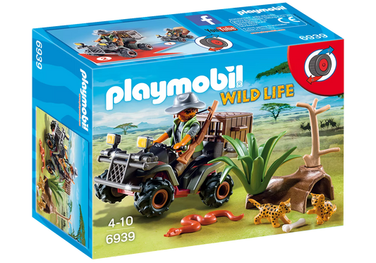 Playmobil 6939 Wild Life Wilderer mit Quad - plegobil