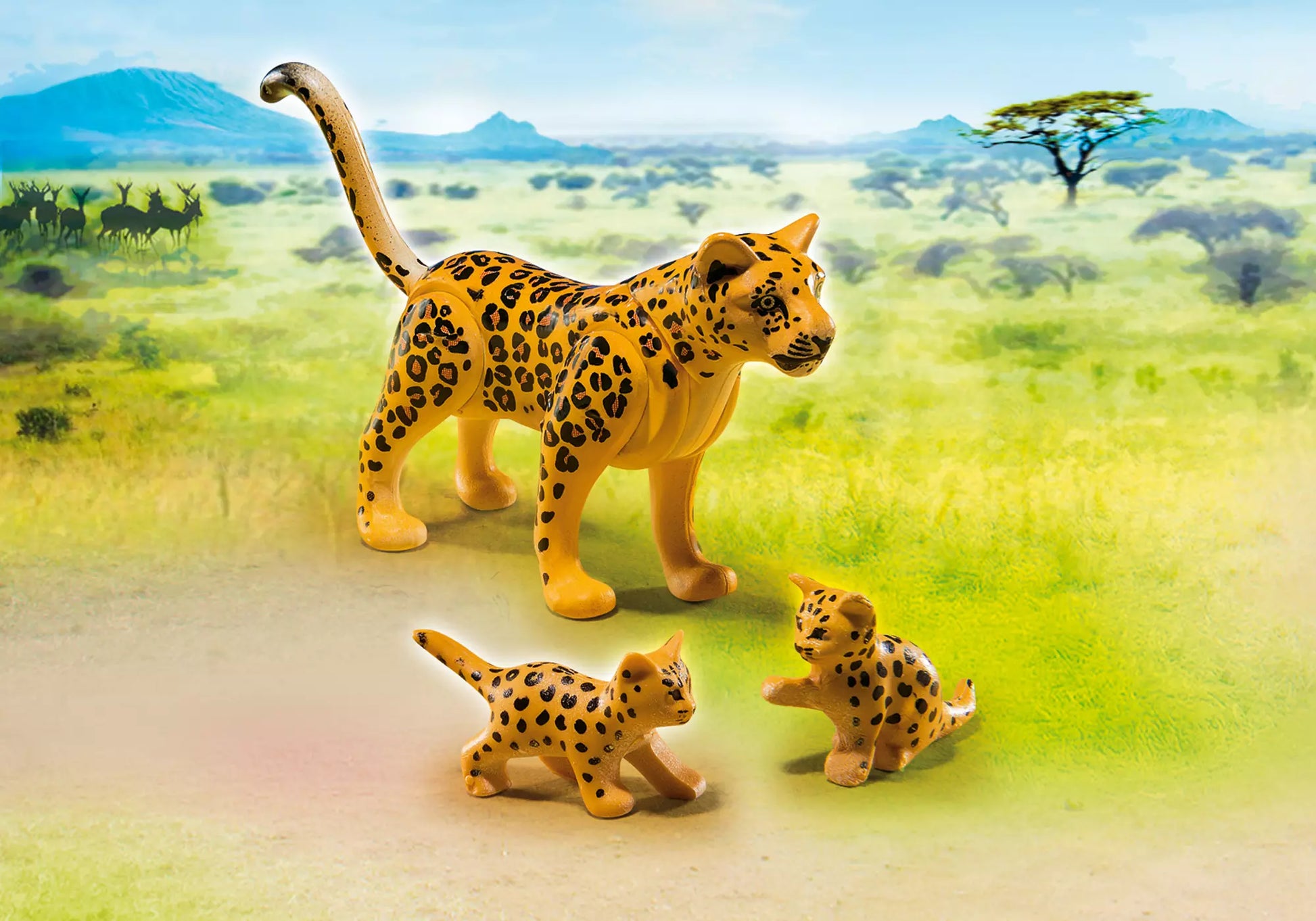 Playmobil 6940 Wild Life Leopard mit Babies - plegobil