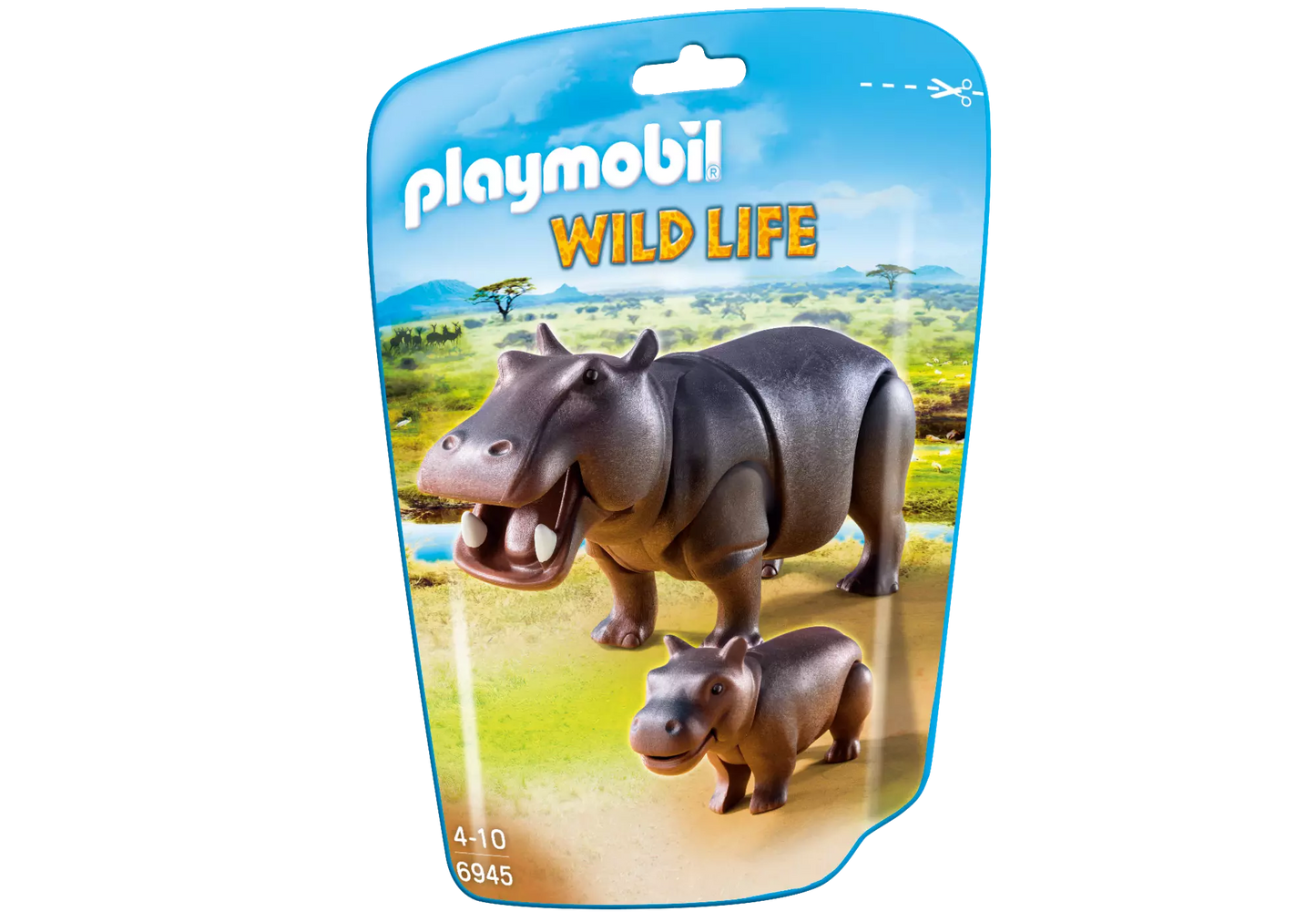Playmobil 6945 Family Fun Nilpferd mit Baby - plegobil