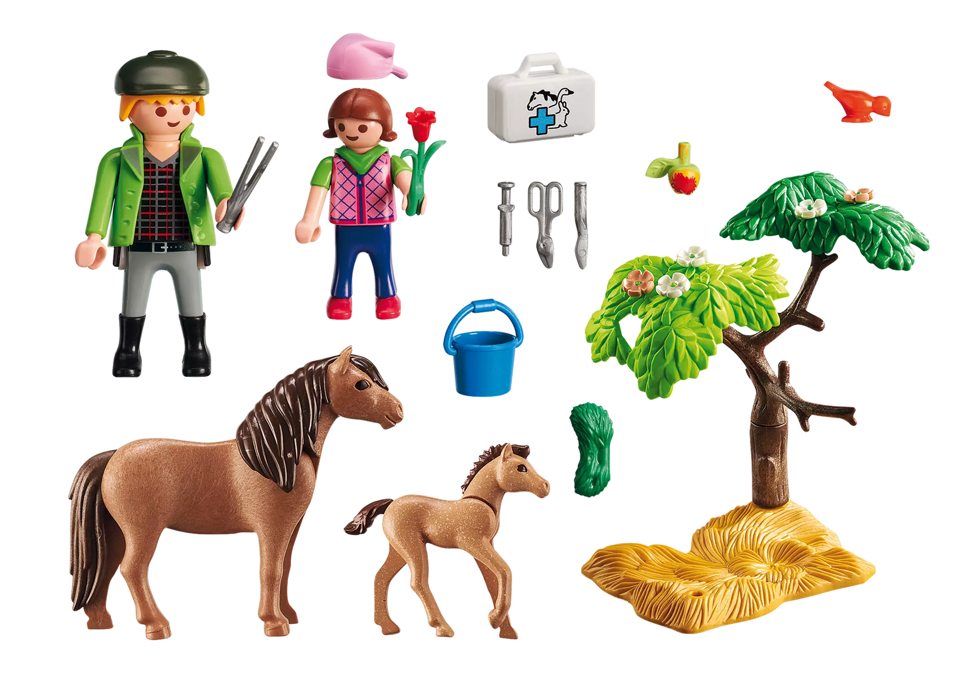Playmobil 6949 Country Ponymama mit Fohlen - plegobil