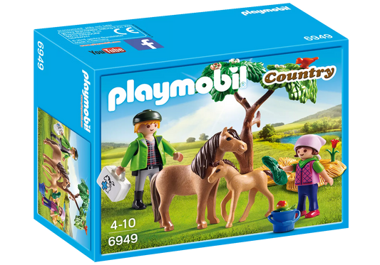 Playmobil 6949 Country Ponymama mit Fohlen - plegobil