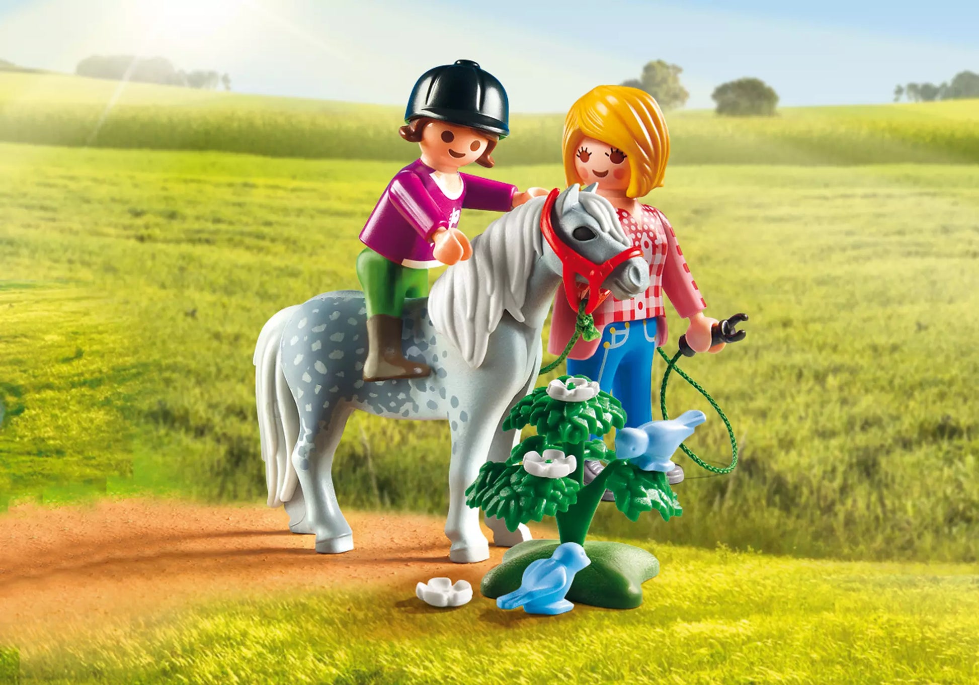 Playmobil 6950 Country Spaziergang mit Pony - plegobil