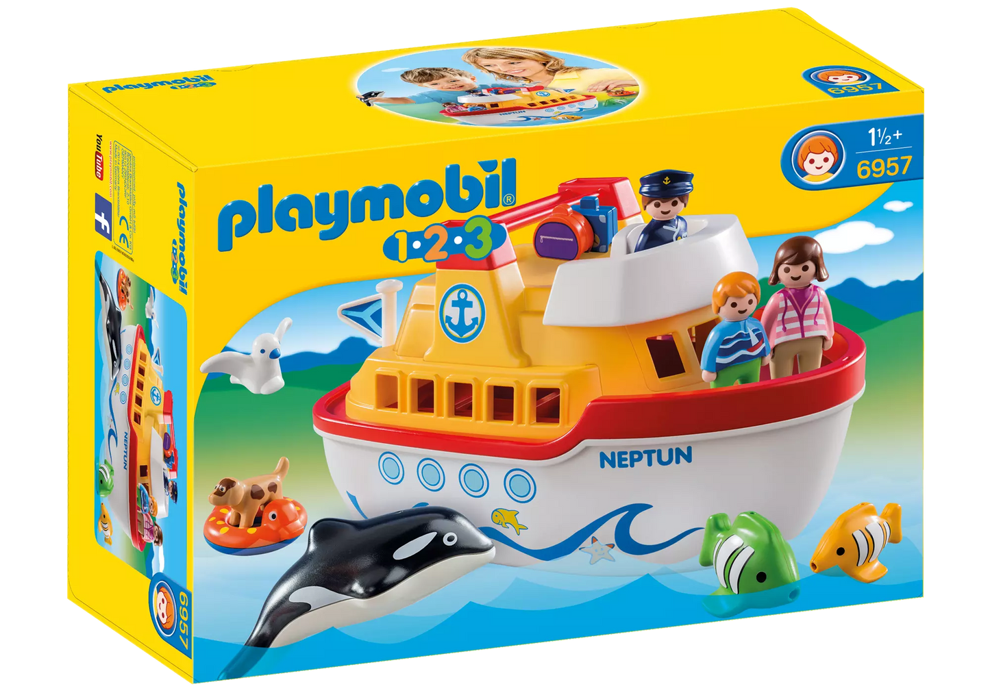 Playmobil 6957 1-2-3 Mein Mitnehm Arche Noah - plegobil