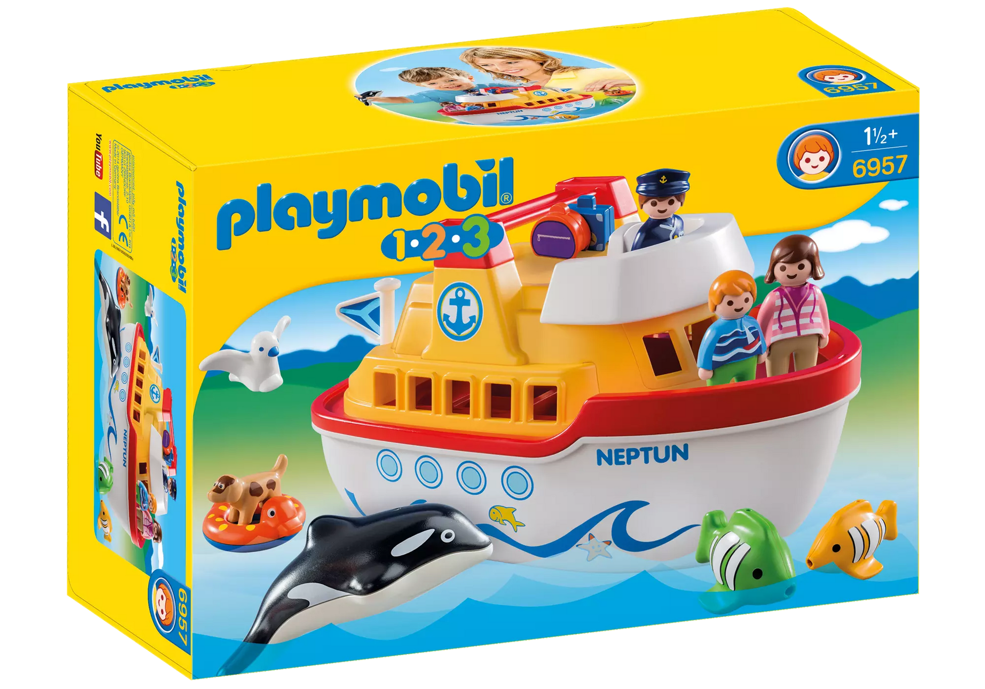 Playmobil 6957 1-2-3 Mein Mitnehm Arche Noah - plegobil