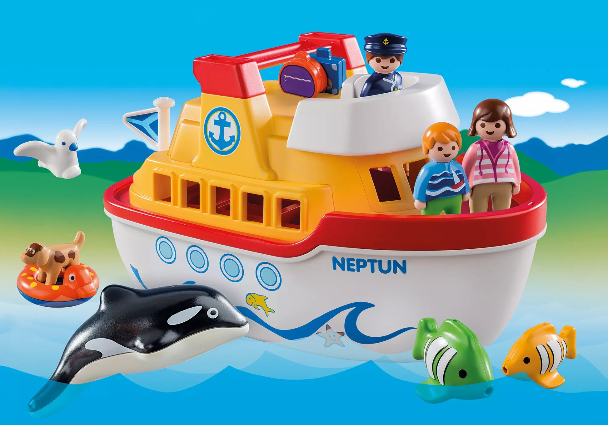 Playmobil 6957 1-2-3 Mein Mitnehm Arche Noah - plegobil
