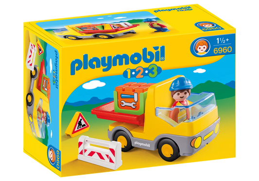 Playmobil 6960 1-2-3 Muldenkipper - plegobil