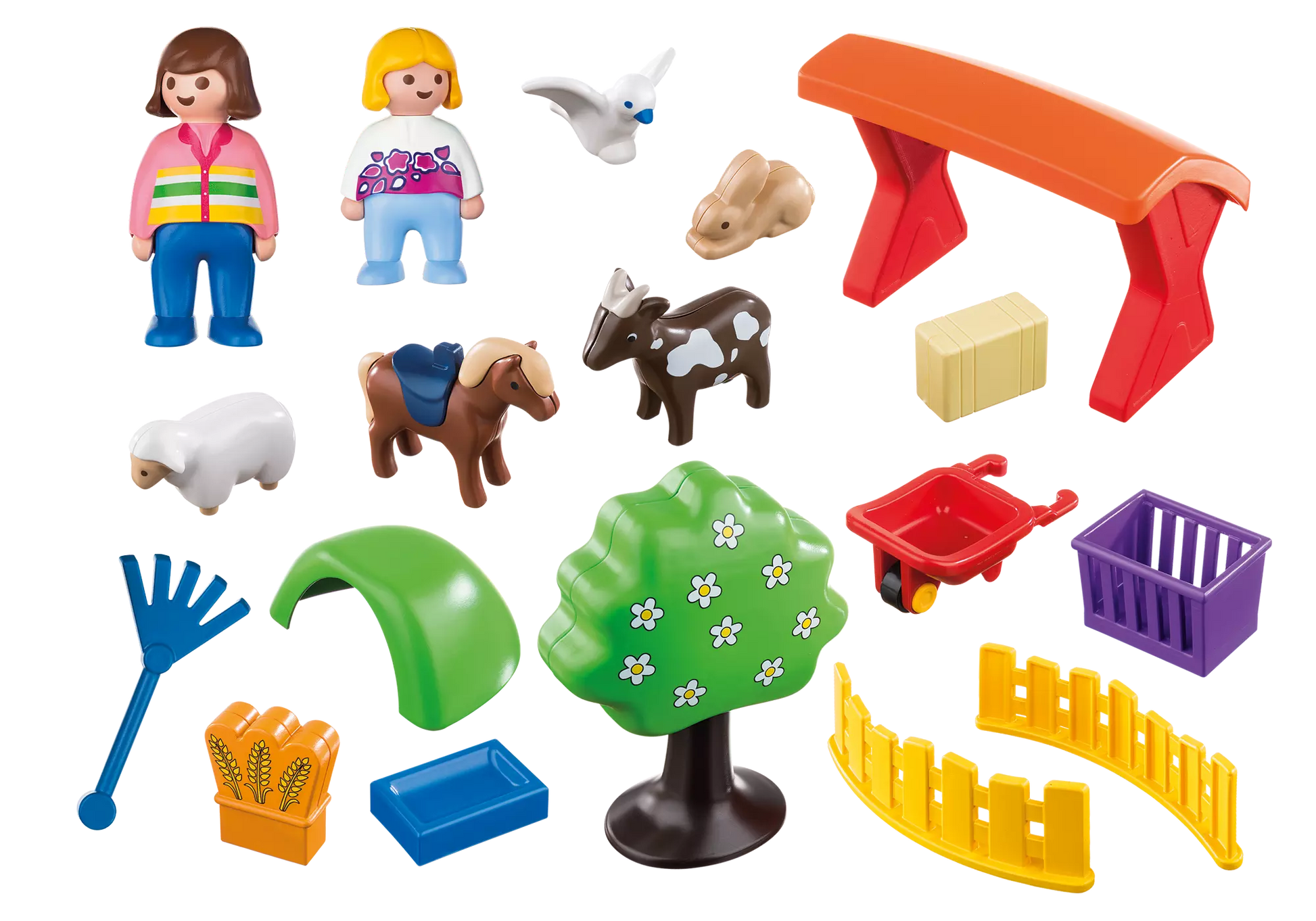 Playmobil 6963 1-2-3 Streichelzoo - plegobil