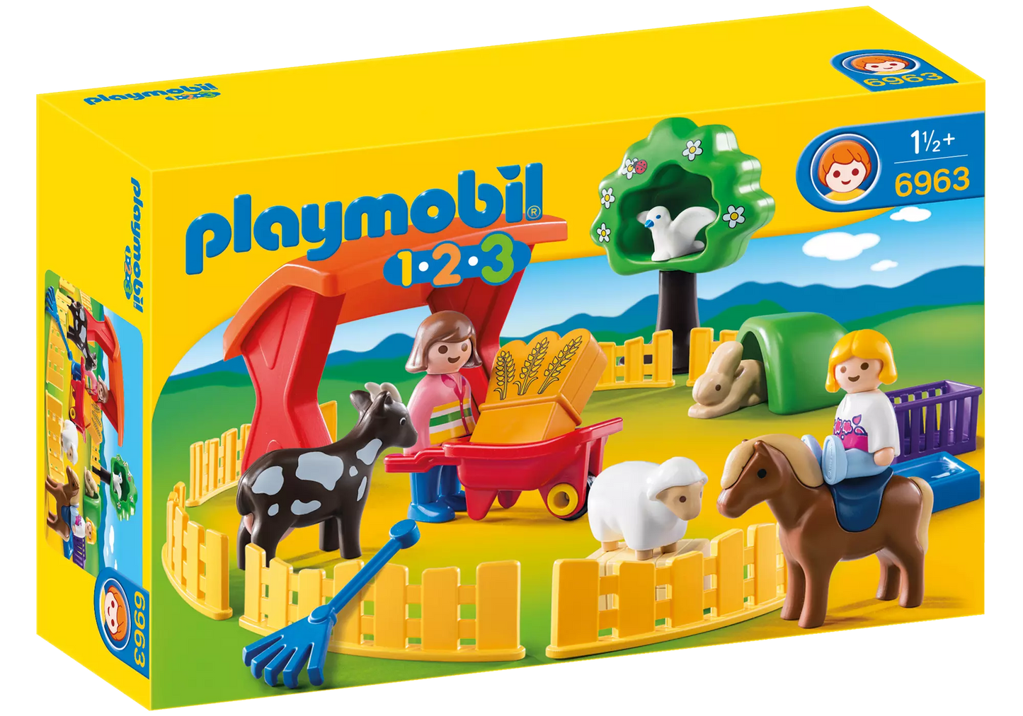 Playmobil 6963 1-2-3 Streichelzoo - plegobil