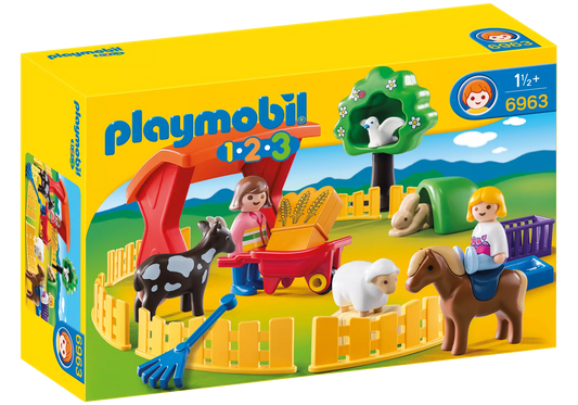 Playmobil 6963 1-2-3 Streichelzoo - plegobil