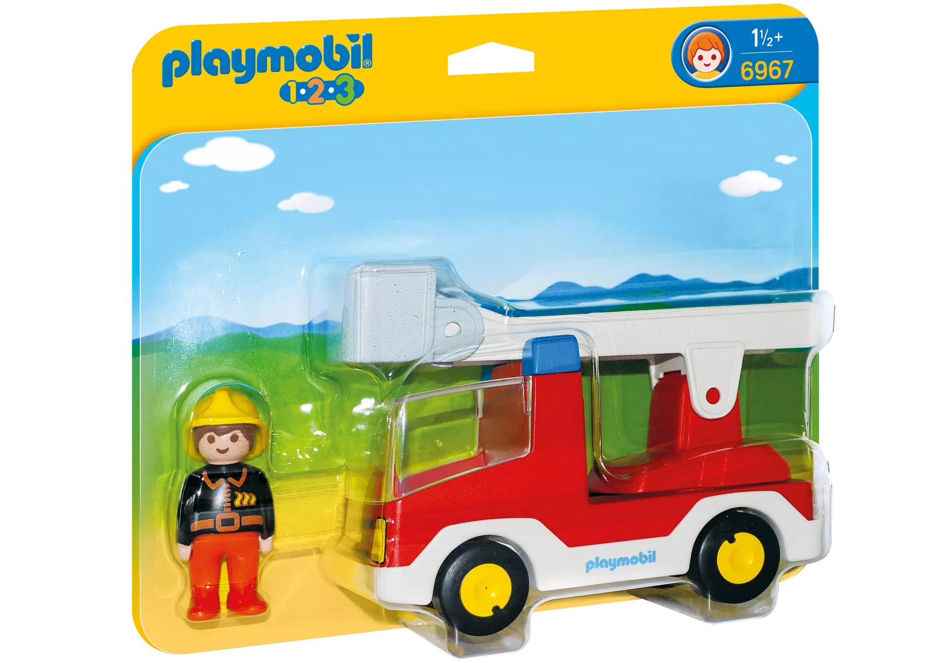 Playmobil 6967 1-2-3 Feuerwehrleitfahrzeug - plegobil