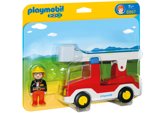 Playmobil 6967 1-2-3 Feuerwehrleitfahrzeug - plegobil