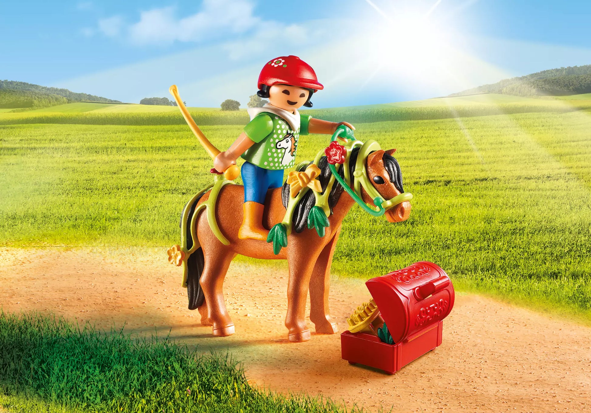 Playmobil 6968 Country Schmück-Pony Blümchen - plegobil