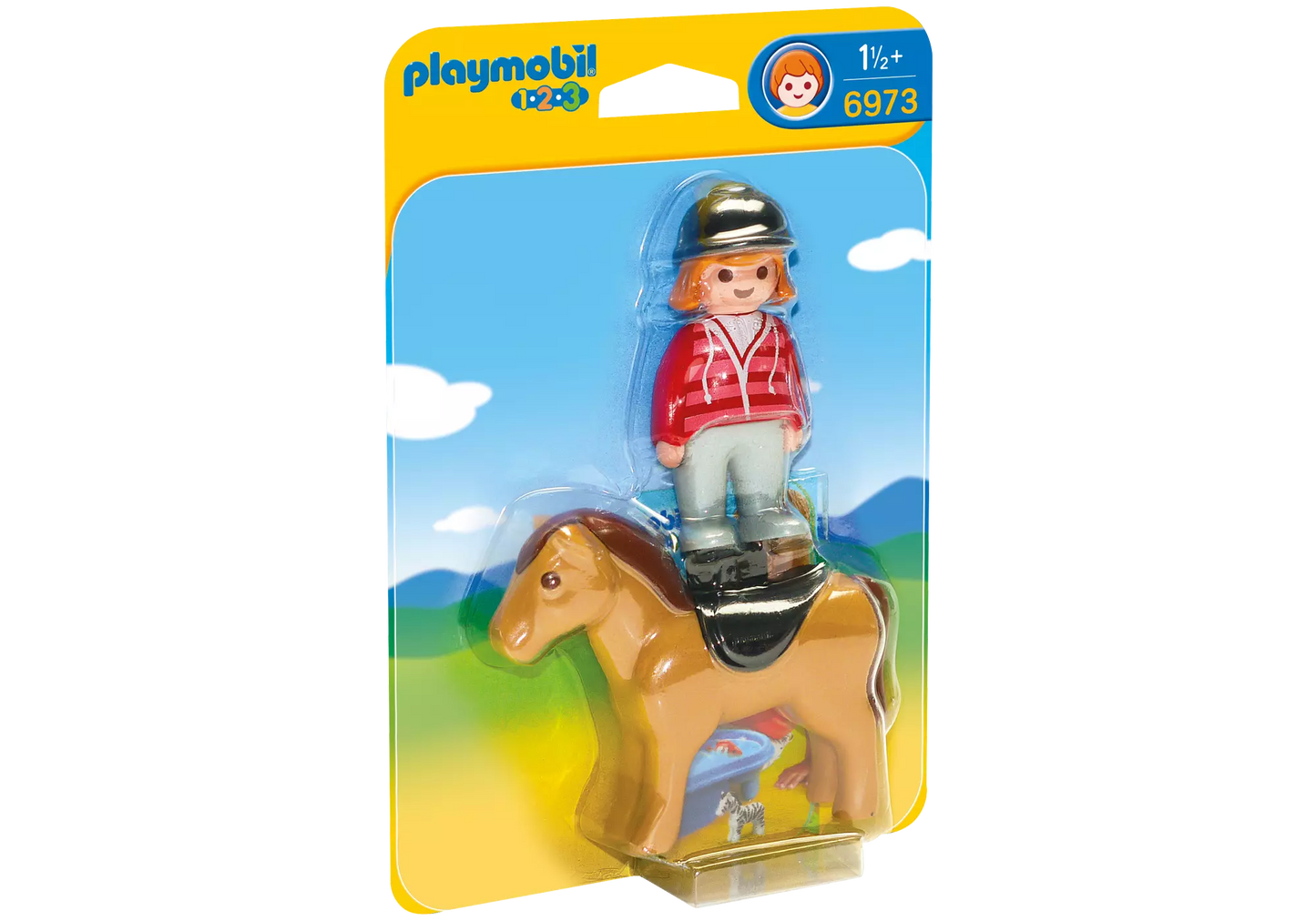 Playmobil 6973 1-2-3 Reiterin mit Pferd - plegobil