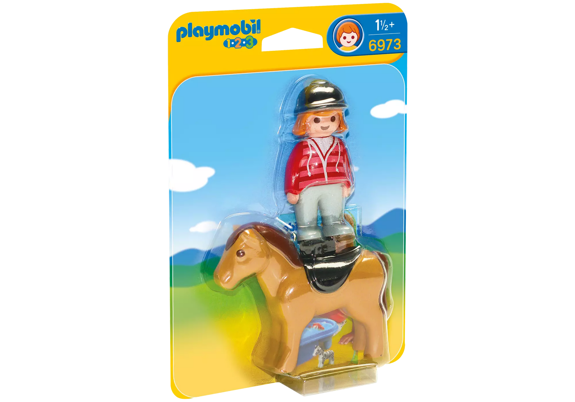 Playmobil 6973 1-2-3 Reiterin mit Pferd - plegobil