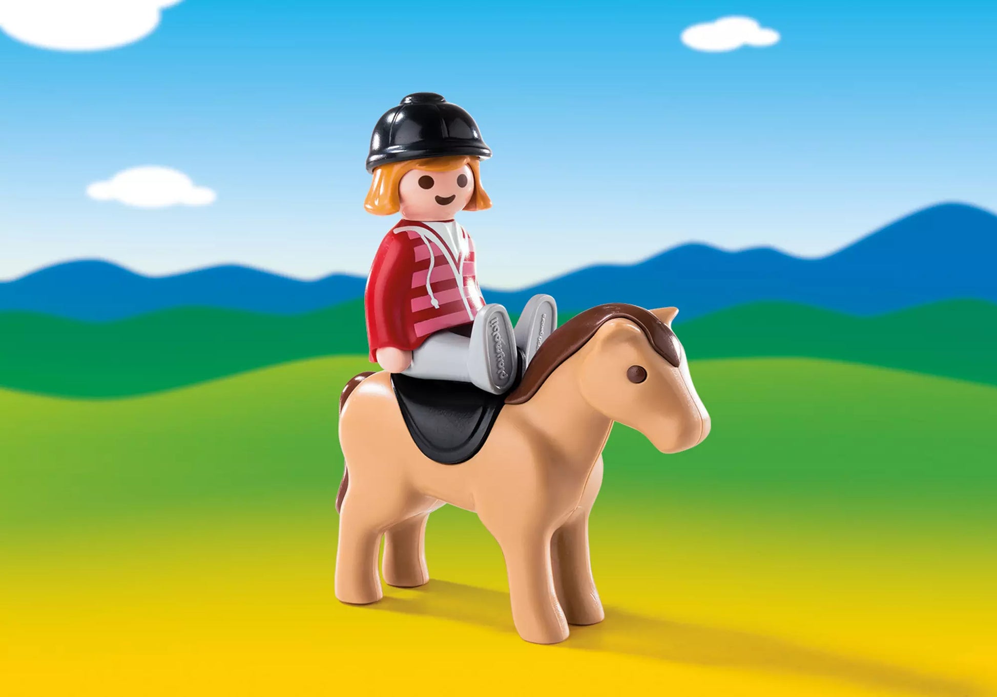 Playmobil 6973 1-2-3 Reiterin mit Pferd - plegobil