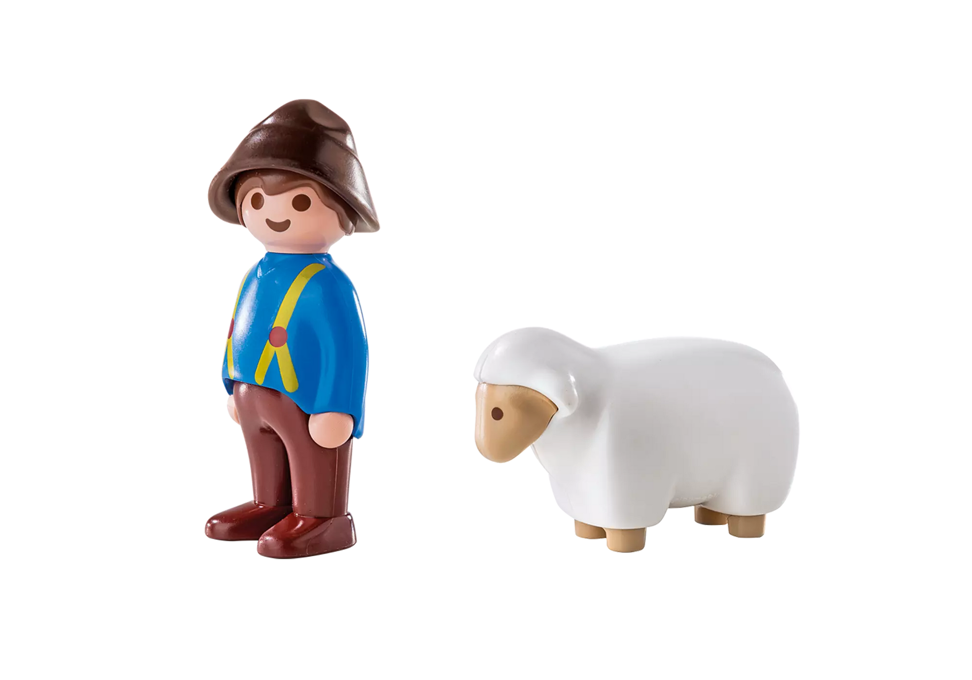 Playmobil 6974 1-2-3 Schäfer mit Schaf - plegobil