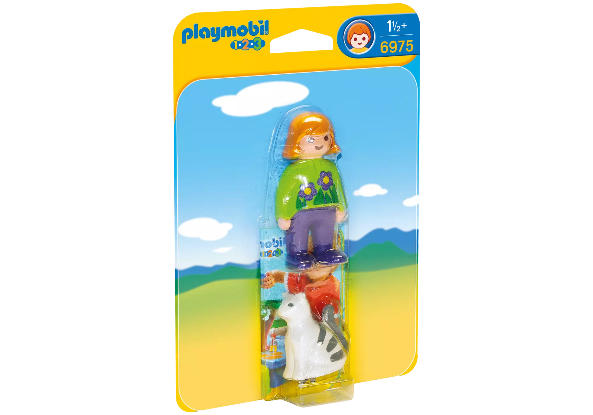 Playmobil 6975 1-2-3 Frau mit Katze - plegobil