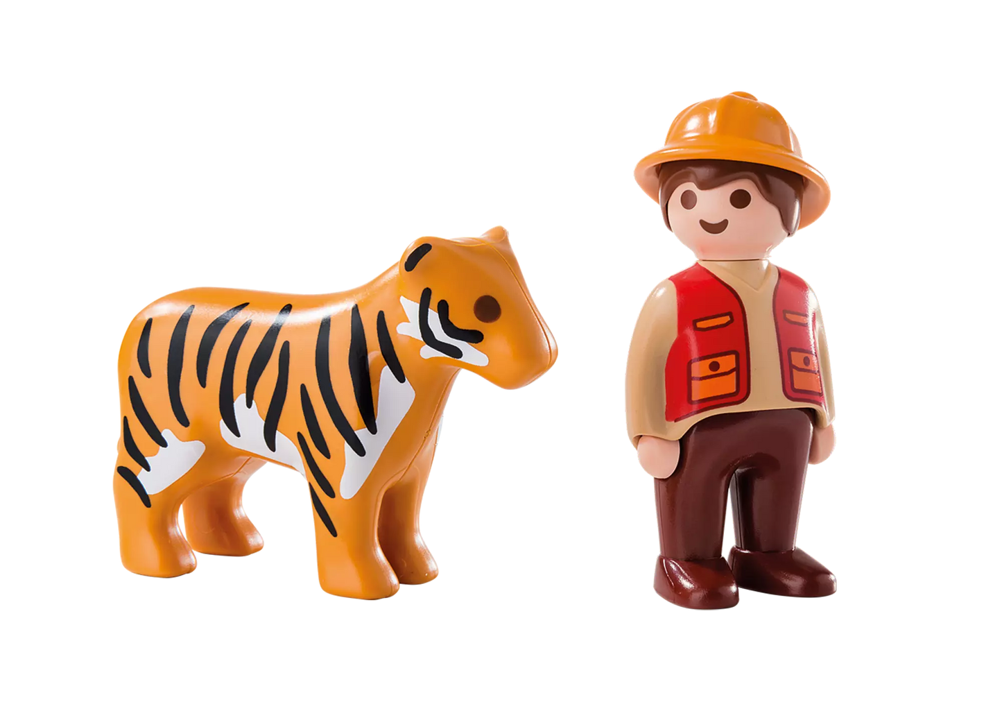 Playmobil 6976 1-2-3 Wildhüter mit Tiger - plegobil