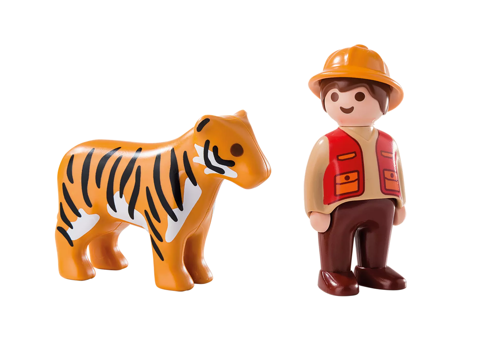 Playmobil 6976 1-2-3 Wildhüter mit Tiger - plegobil
