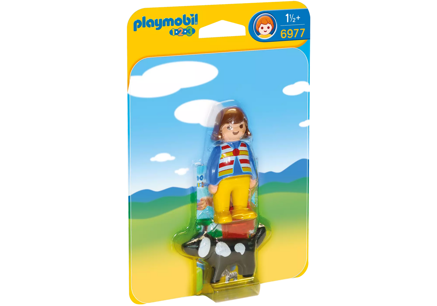 Playmobil 6977 1-2-3 Frau mit Hund - plegobil