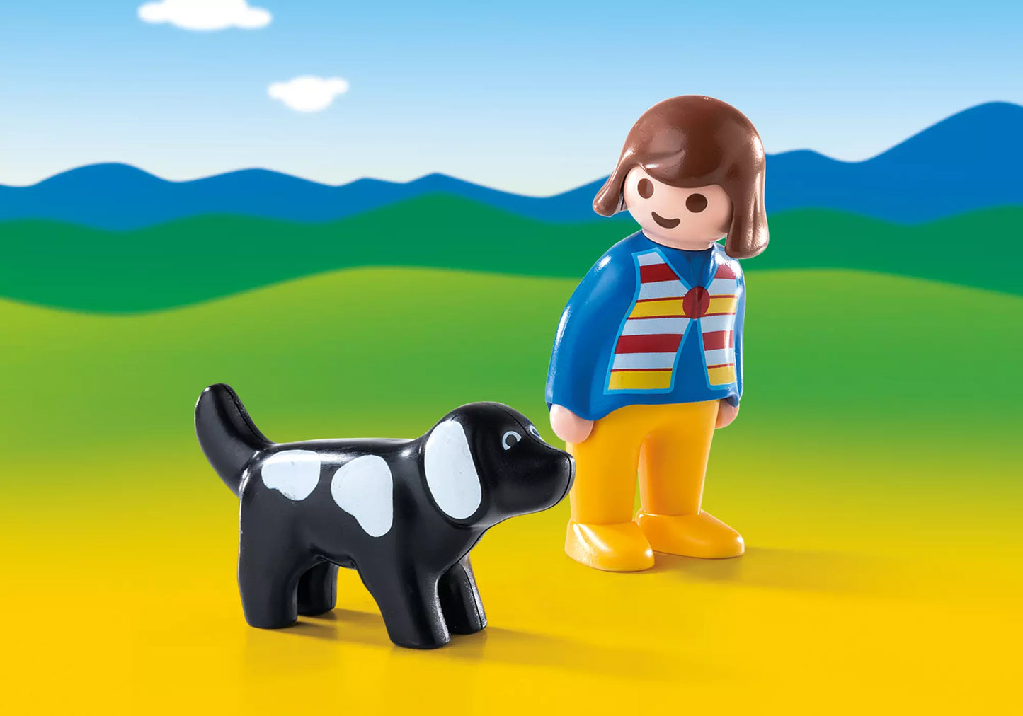 Playmobil 6977 1-2-3 Frau mit Hund - plegobil