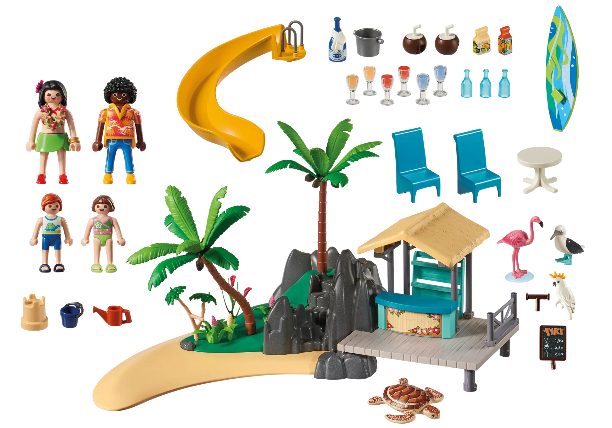 Playmobil 6979 Family Fun Karibikinsel mit Strandbar - plegobil