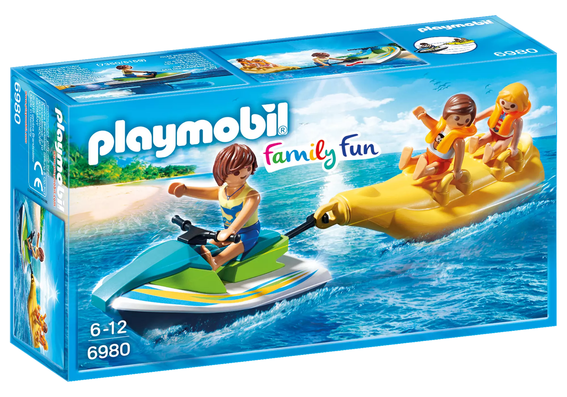 Playmobil 6980 Family Fun Jetski mit Bananenboot - plegobil