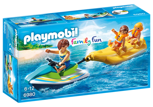 Playmobil 6980 Family Fun Jetski mit Bananenboot - plegobil