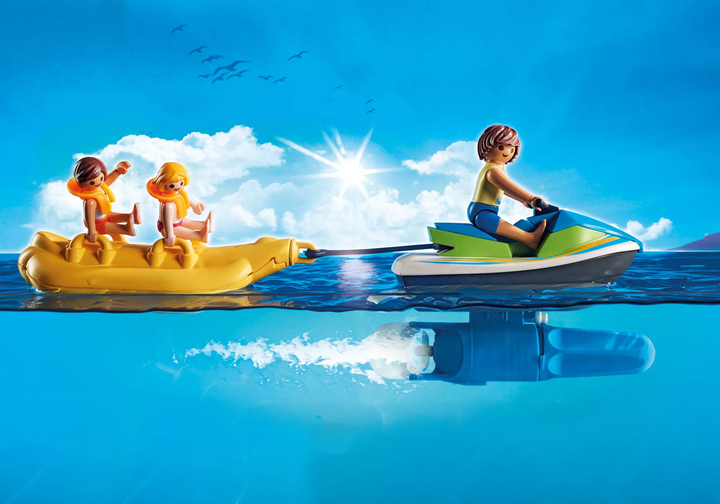 Playmobil 6980 Family Fun Jetski mit Bananenboot - plegobil