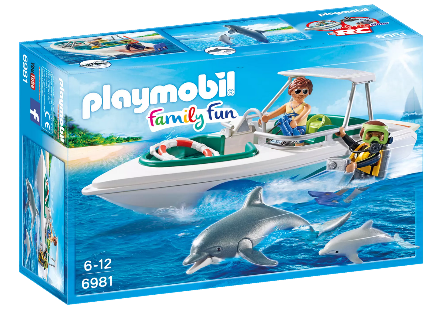 Playmobil 6981 Family Fun Tauchausflug mit Sportboot - plegobil