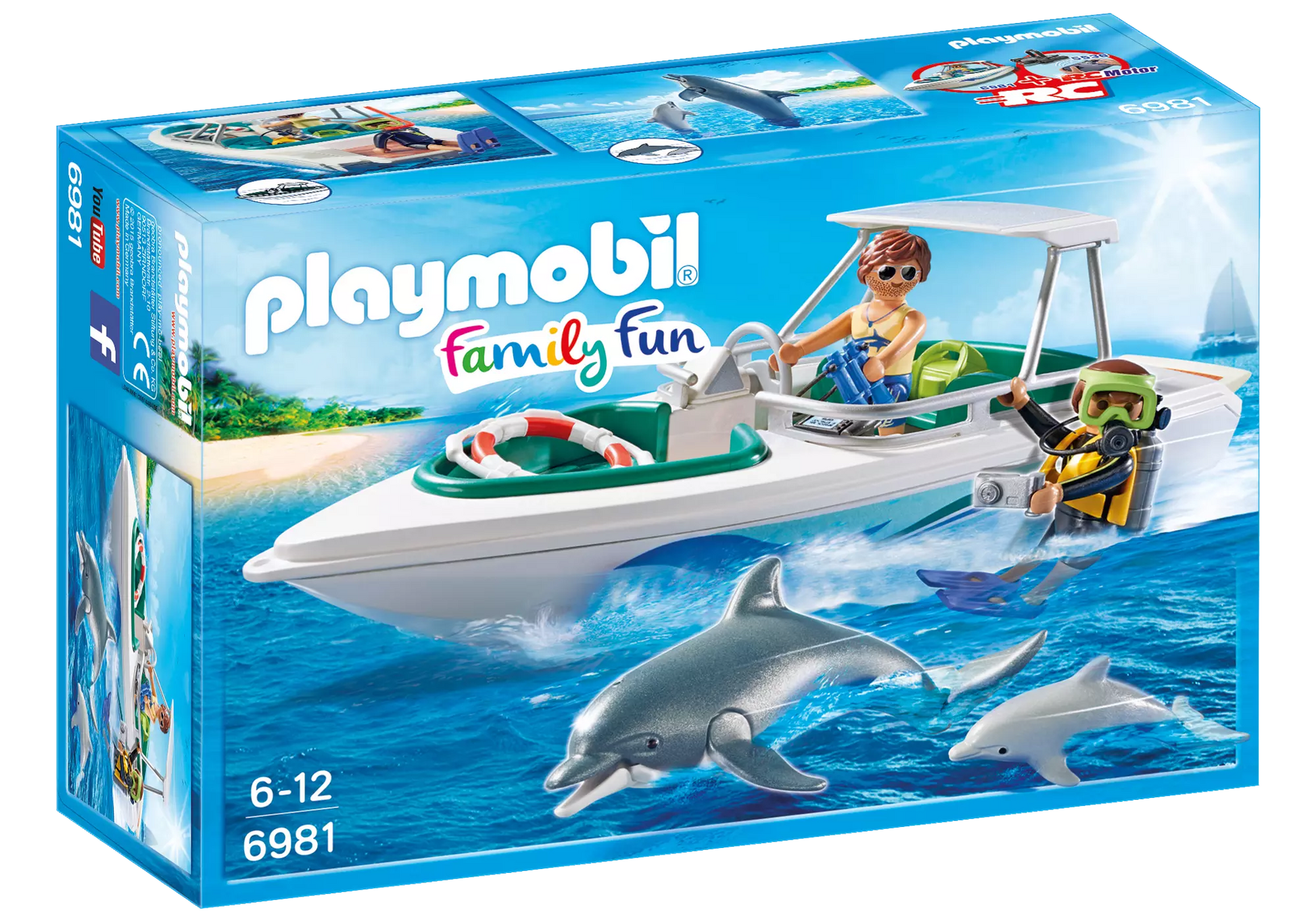 Playmobil 6981 Family Fun Tauchausflug mit Sportboot - plegobil