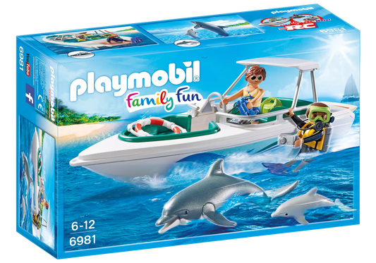 Playmobil 6981 Family Fun Tauchausflug mit Sportboot - plegobil