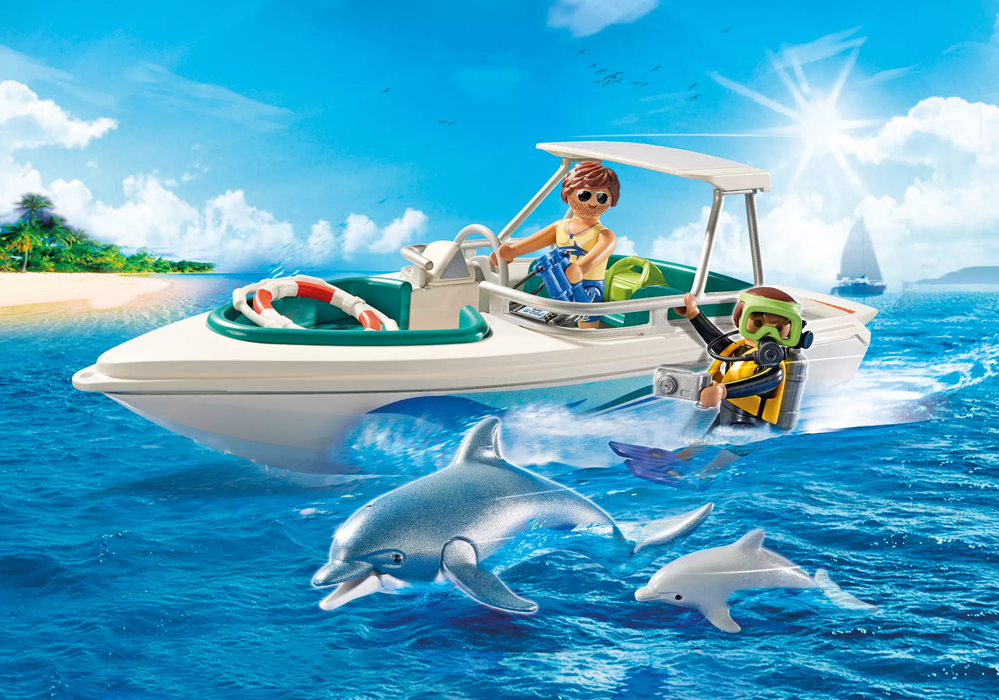 Playmobil 6981 Family Fun Tauchausflug mit Sportboot - plegobil