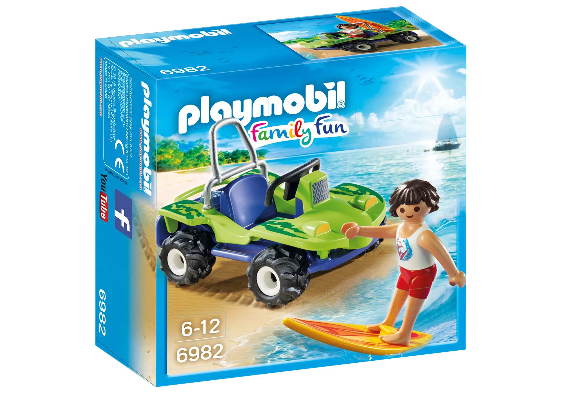 Playmobil 6982 Family Fun Surfer mit Strandbuggy - plegobil