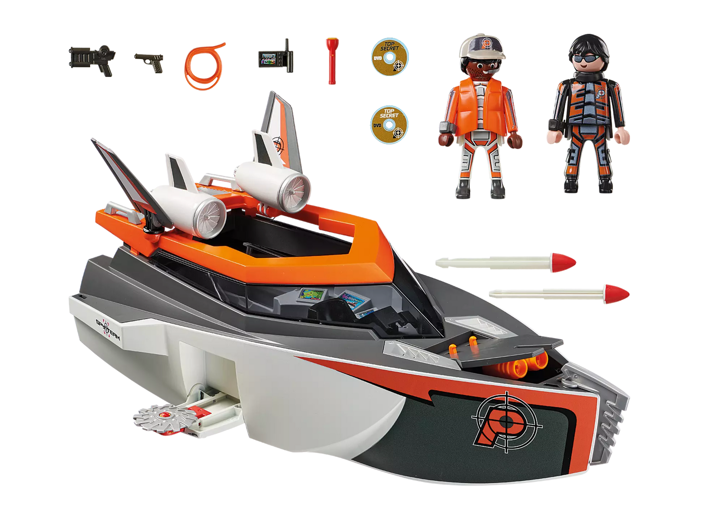 Playmobil 70002 Top Agents Spy Team Turboship - plegobil