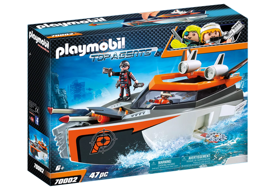 Playmobil 70002 Top Agents Spy Team Turboship - plegobil