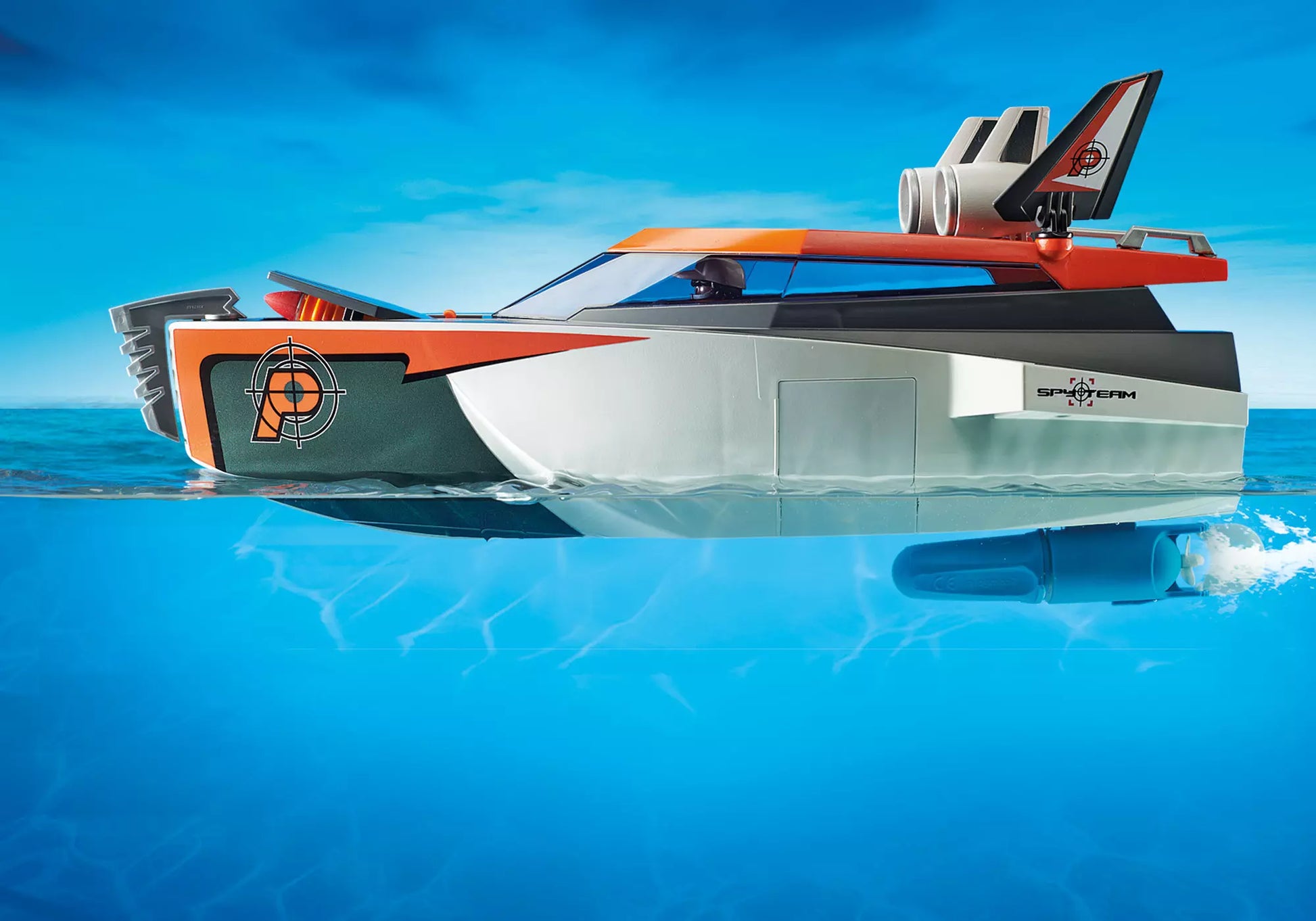 Playmobil 70002 Top Agents Spy Team Turboship - plegobil