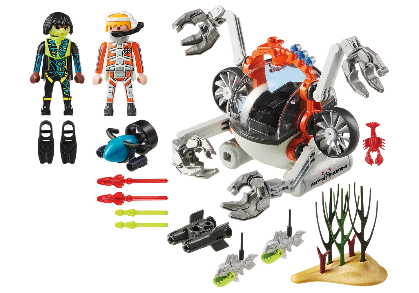 Playmobil 70003 Top Agents Spy Team Sub Bot - plegobil