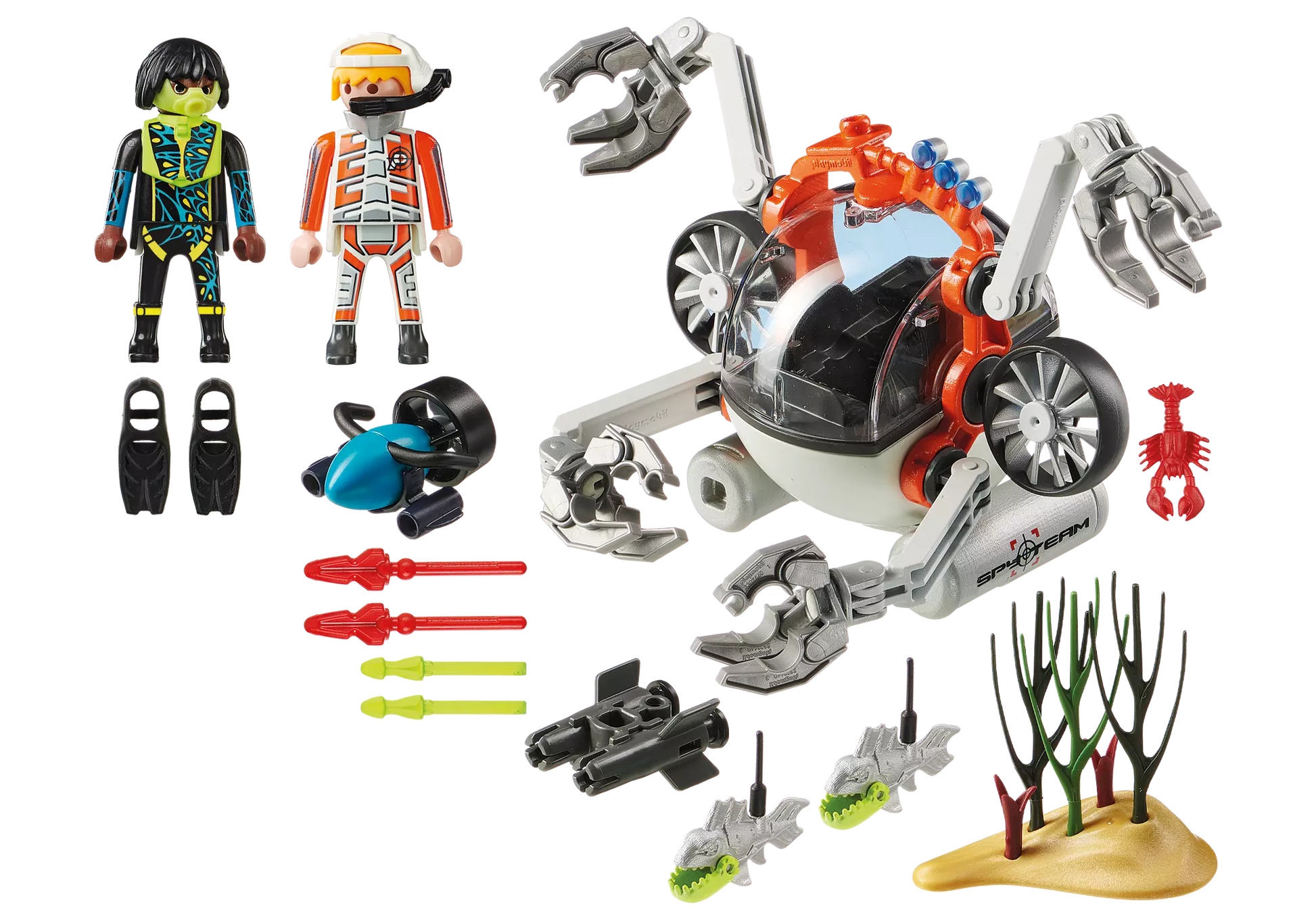 Playmobil 70003 Top Agents Spy Team Sub Bot - plegobil