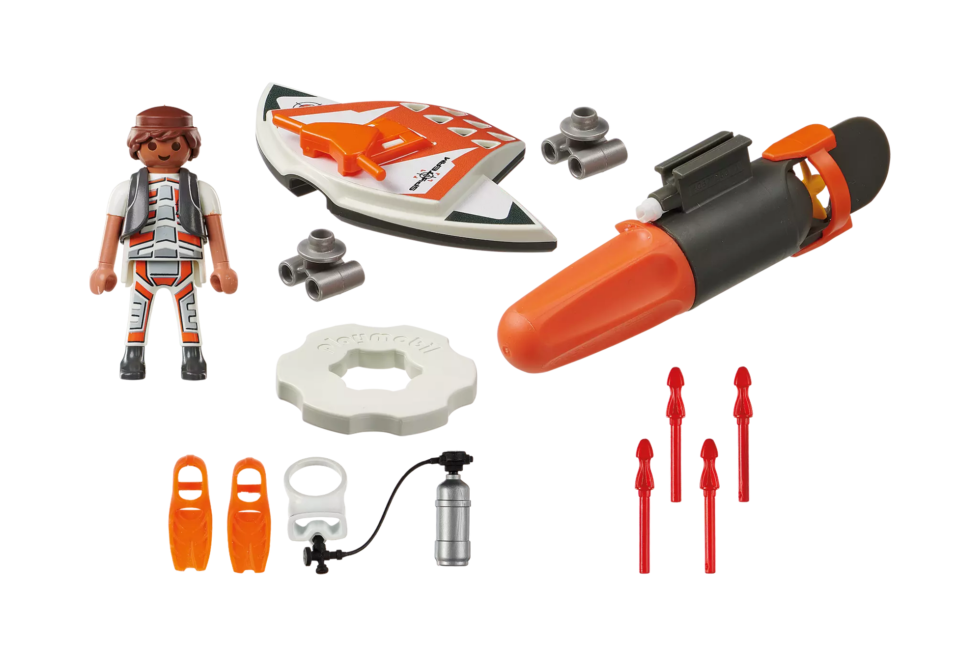 Playmobil 70004 Top Agents Spy Team Underwater Wing - plegobil