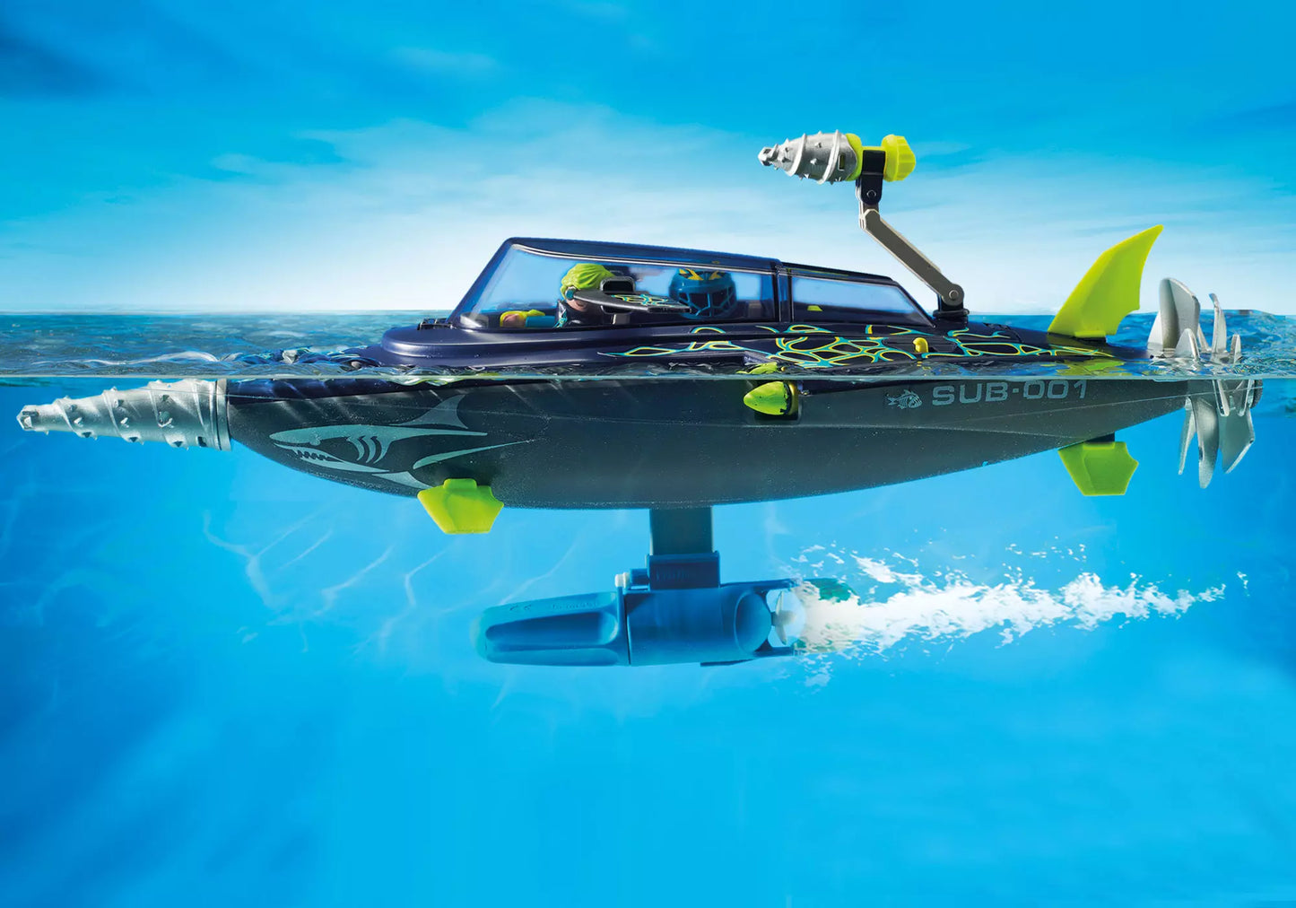 Playmobil 70005 Top Agents Team S.H.A.R.K. Drill Destroyer - plegobil