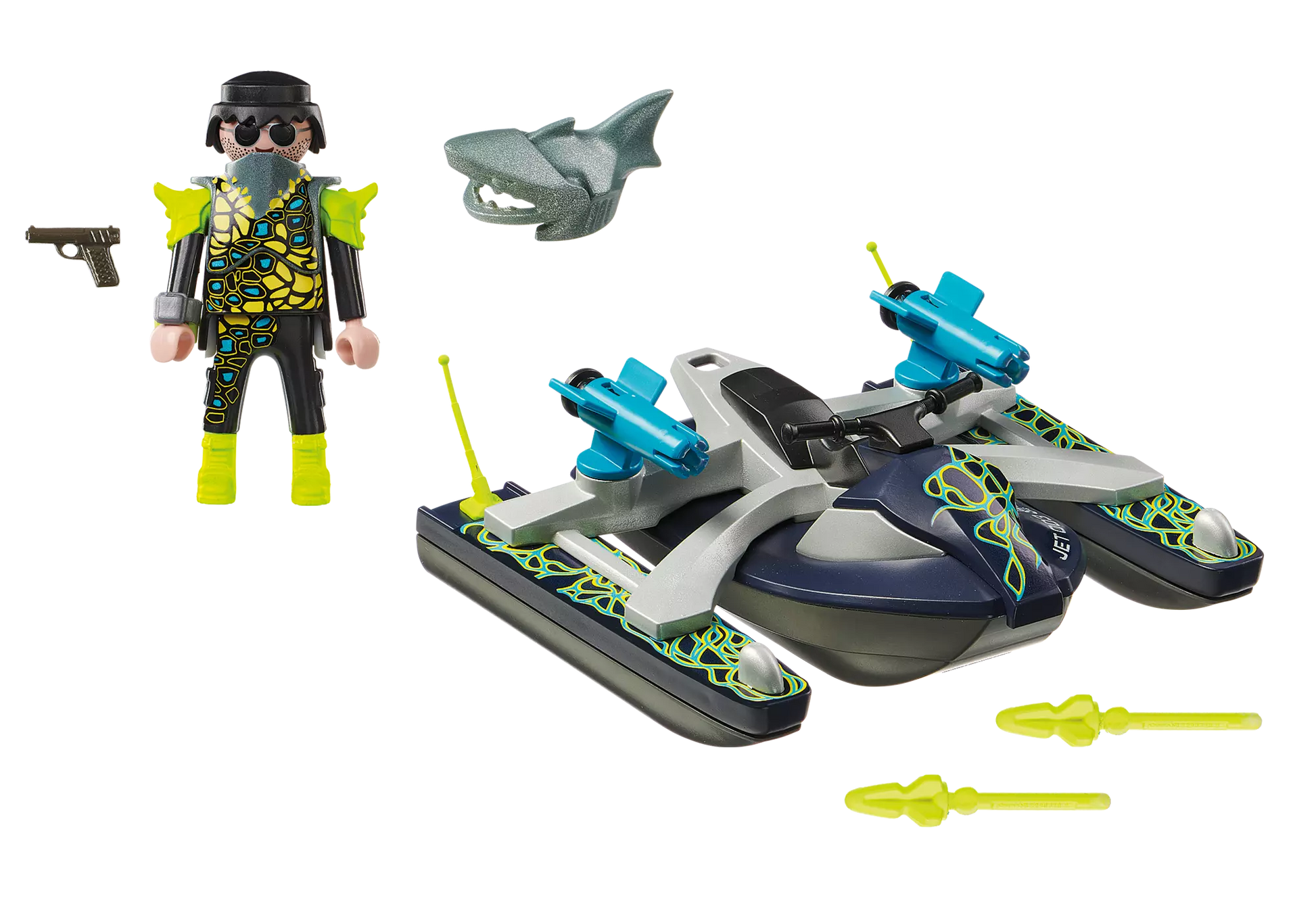 Playmobil 70007 Top Agents Team S.H.A.R.K. Rocket Rafter - plegobil