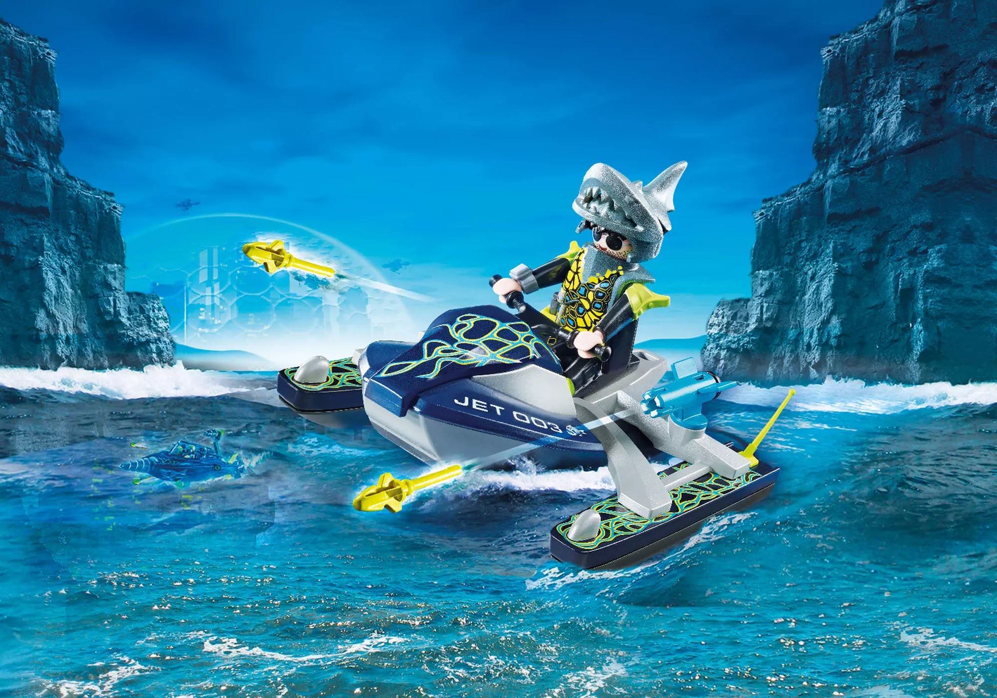 Playmobil 70007 Top Agents Team S.H.A.R.K. Rocket Rafter - plegobil